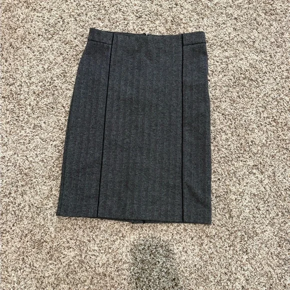 Ann Taylor Dark Gray Pencil Skirt - Picture 1 of 4